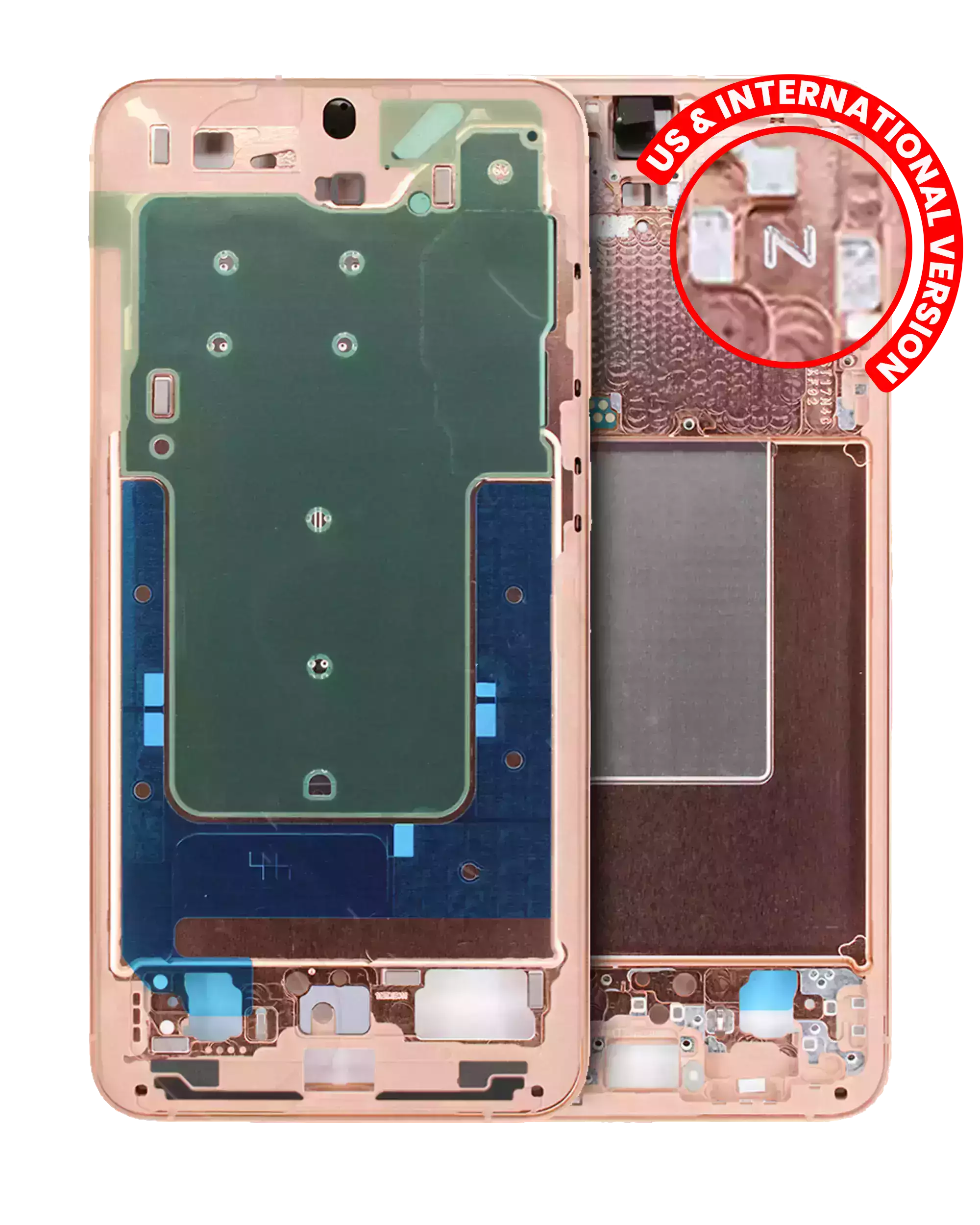 Mid-Frame-Gehäuse für Samsung Galaxy S24 Plus 5G (US & Internationale Version) (Sandstone Orange)