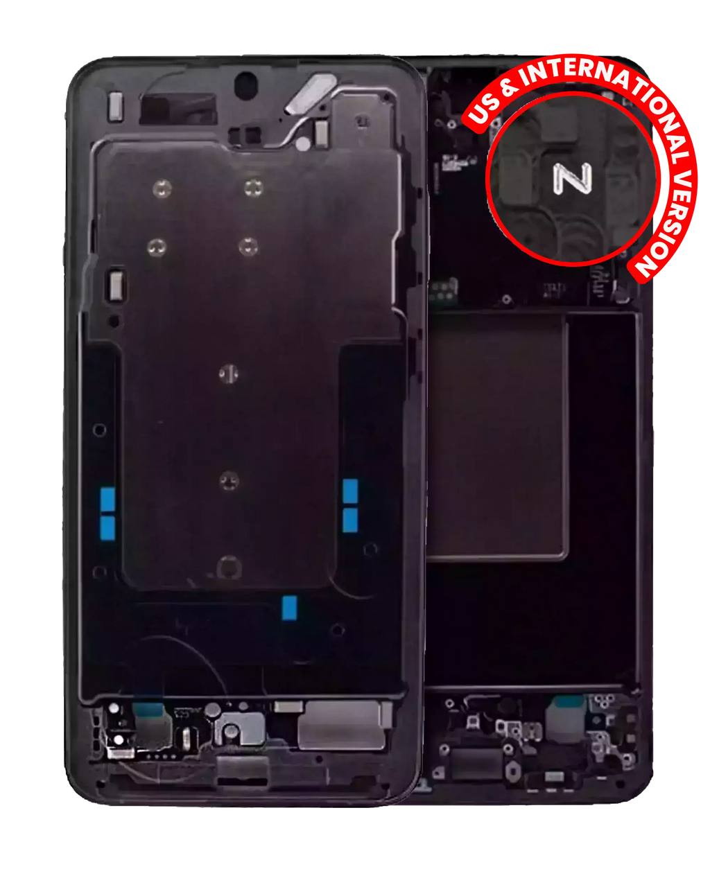 Back Cover/Frame for Samsung Galaxy S24 Plus 5G (US & International Version) (Onyx Black)