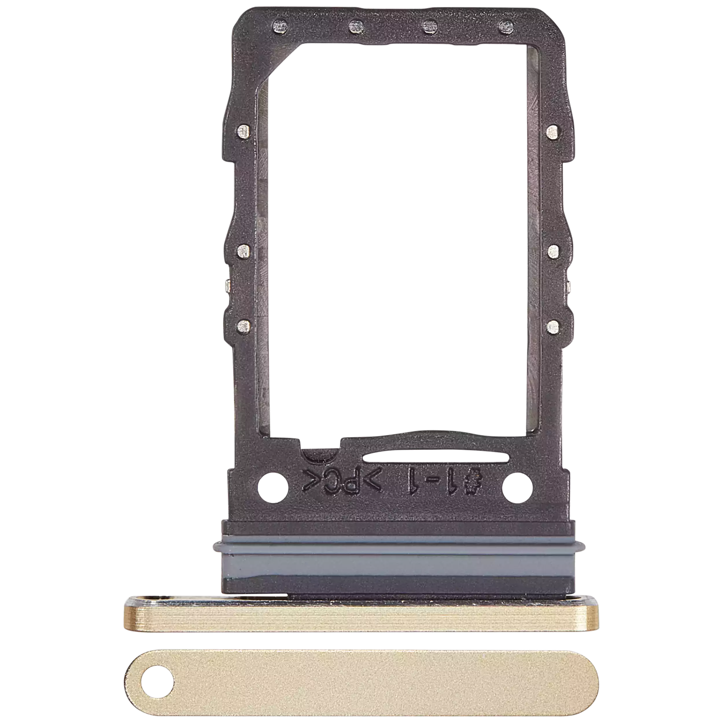 Single SIM Card Tray for Samsung Galaxy Z Flip 6 (F741) (Premium) (Yellow)
