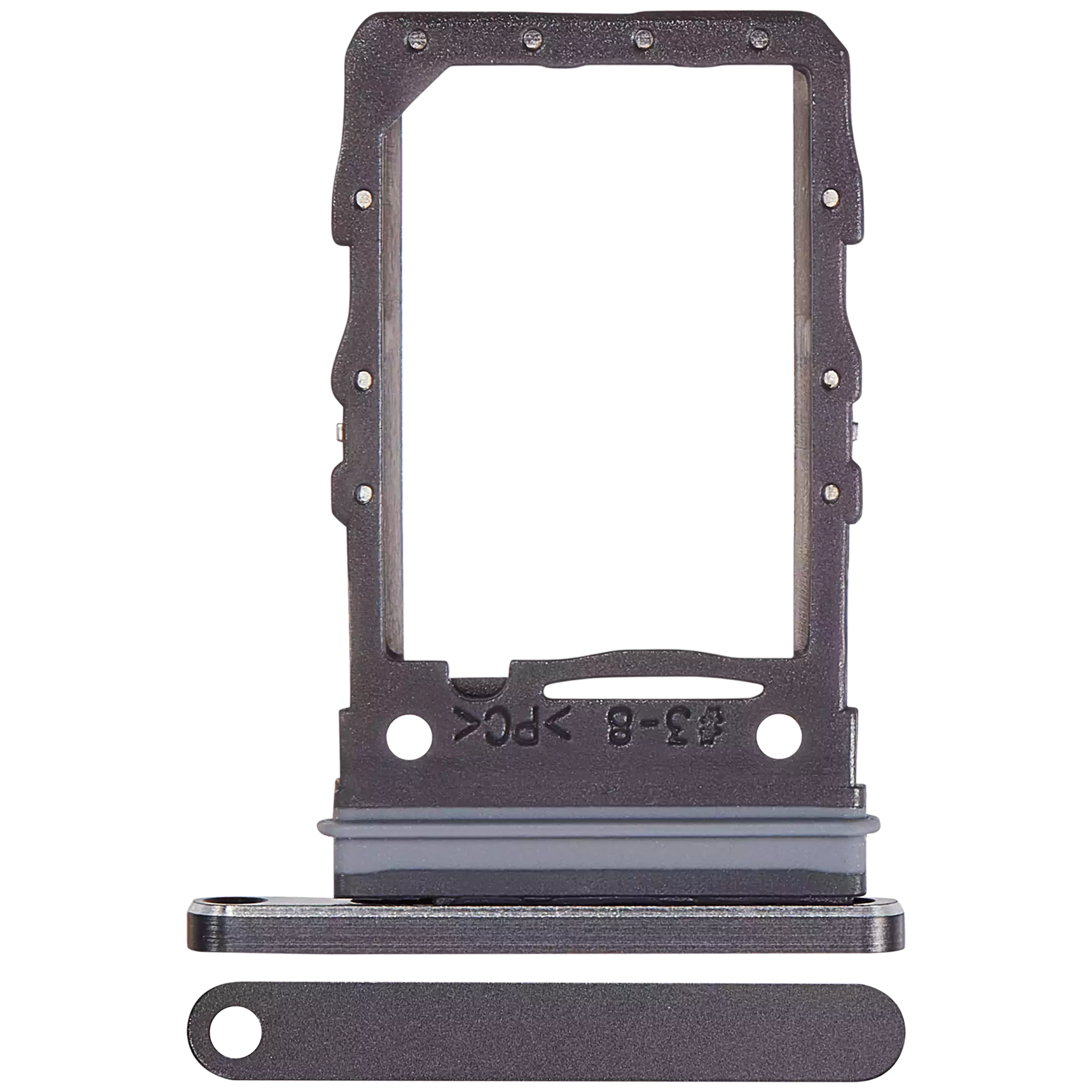 Single SIM Card Tray for Samsung Galaxy Z Flip 6 (F741) (Premium) (Black)