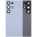 Back Cover with Camera Lens for Samsung Galaxy S24 Ultra 5G (No Logo) (Aftermarket Plus) (Titanium Blue)