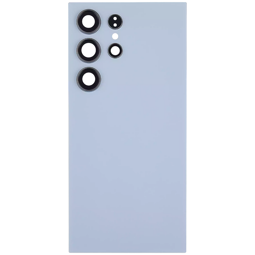 Back Cover with Camera Lens for Samsung Galaxy S24 Ultra 5G (No Logo) (Aftermarket Plus) (Titanium Blue)