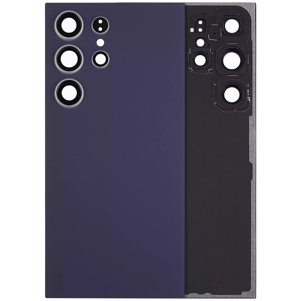 Back Cover with Camera Lens for Samsung Galaxy S24 Ultra 5G (No Logo) (Aftermarket Plus) (Titanium Violet)