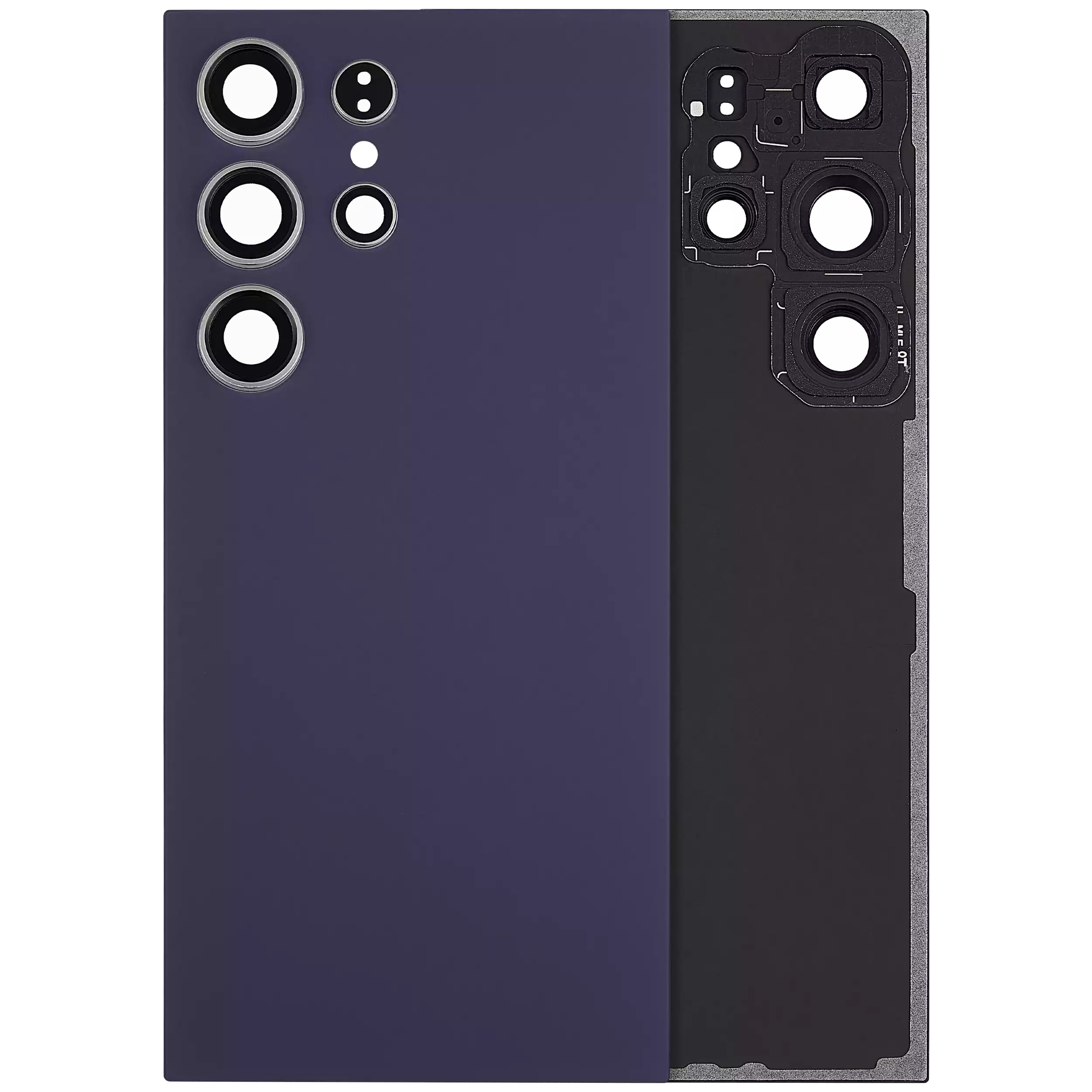 Back Cover with Camera Lens for Samsung Galaxy S24 Ultra 5G (No Logo) (Aftermarket Plus) (Titanium Violet)
