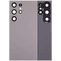 Back Cover with Camera Lens for Samsung Galaxy S24 Ultra 5G (No Logo) (Aftermarket Plus) (Titanium Gray)