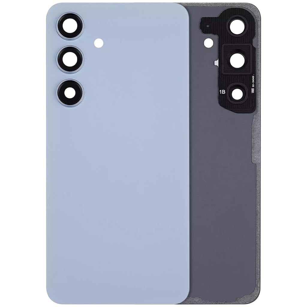 Samsung Galaxy S24 Backcover mit Kameralinse Saphirblau ohne Logo Premium