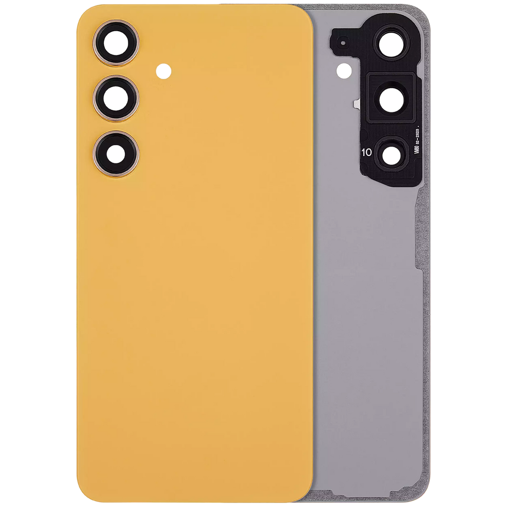 Back Cover with Camera Lens for Samsung Galaxy S24 5G (No Logo) (Aftermarket Plus) (Sandstone Orange)
