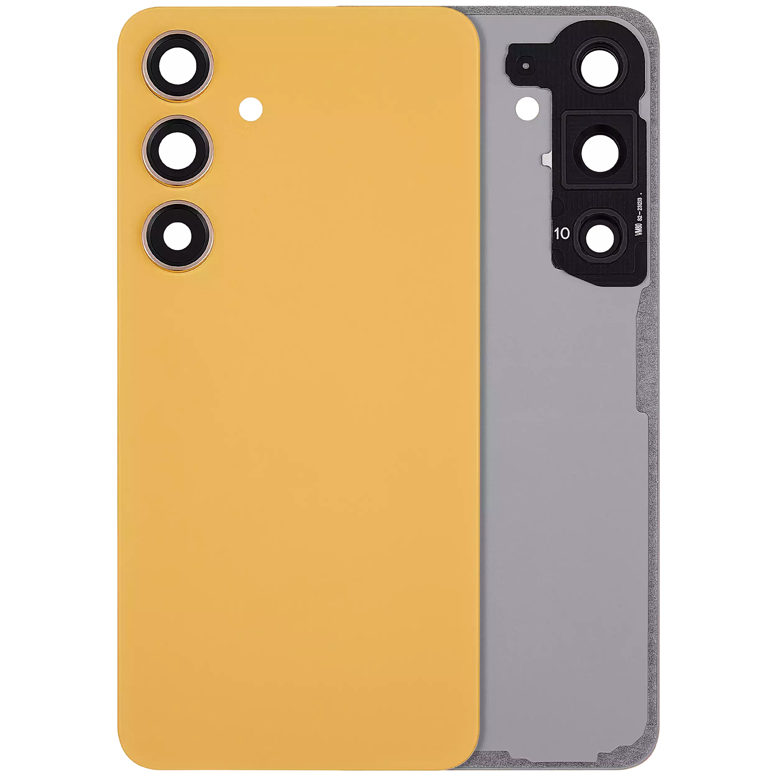 Back Cover with Camera Lens for Samsung Galaxy S24 5G (No Logo) (Aftermarket Plus) (Sandstone Orange)