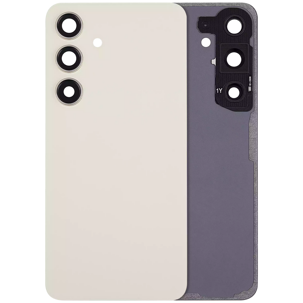 Back Cover with Camera Lens for Samsung Galaxy S24 5G (No Logo) (Aftermarket Plus) (Amber Yellow)