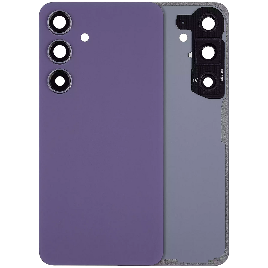 Backcover Kameralinse Samsung Galaxy S24, ohne Logo, Aftermarket Plus, Violett