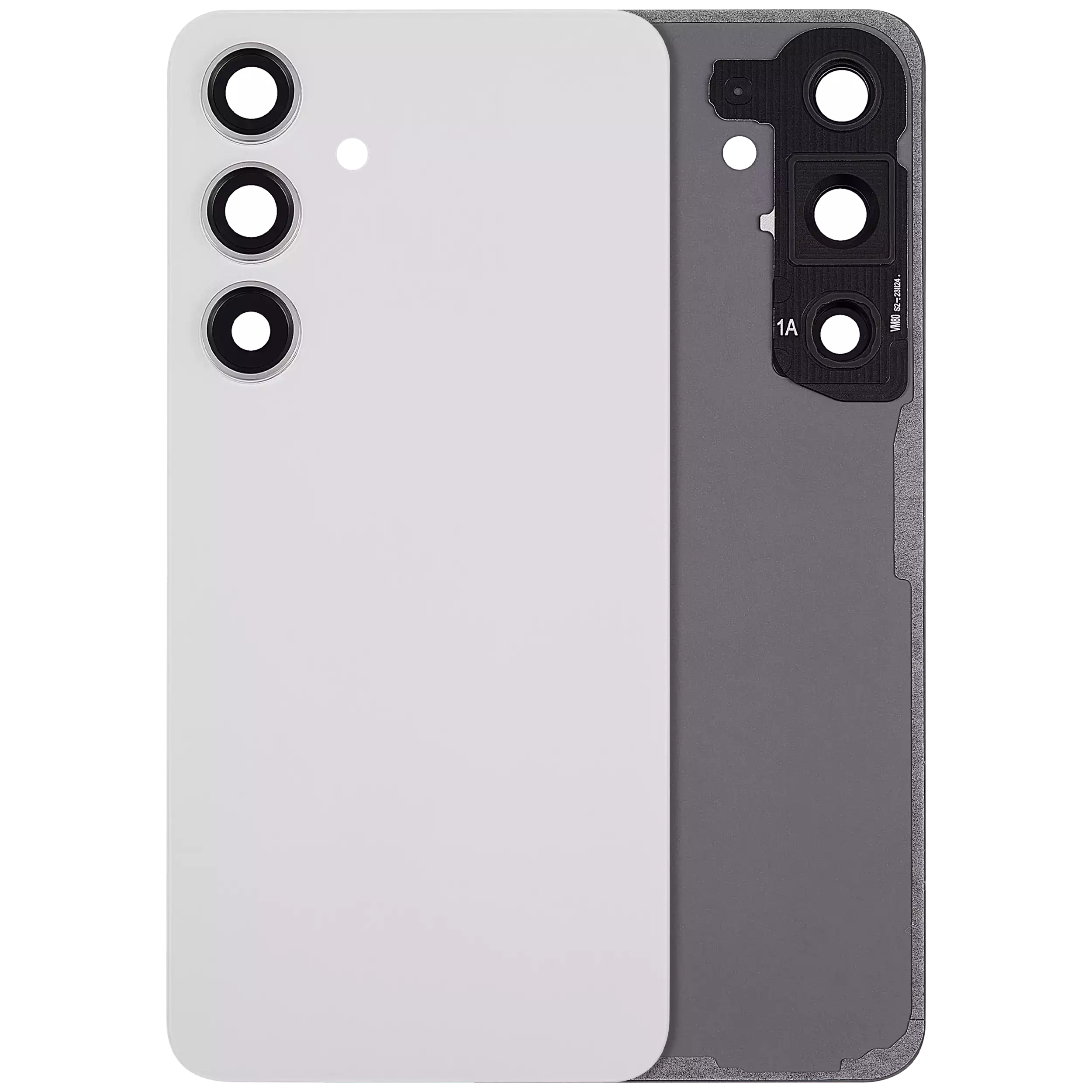 Samsung Galaxy S24 Backcover-Glas+Kameralinse Marble Gray ohne Logo Plus
