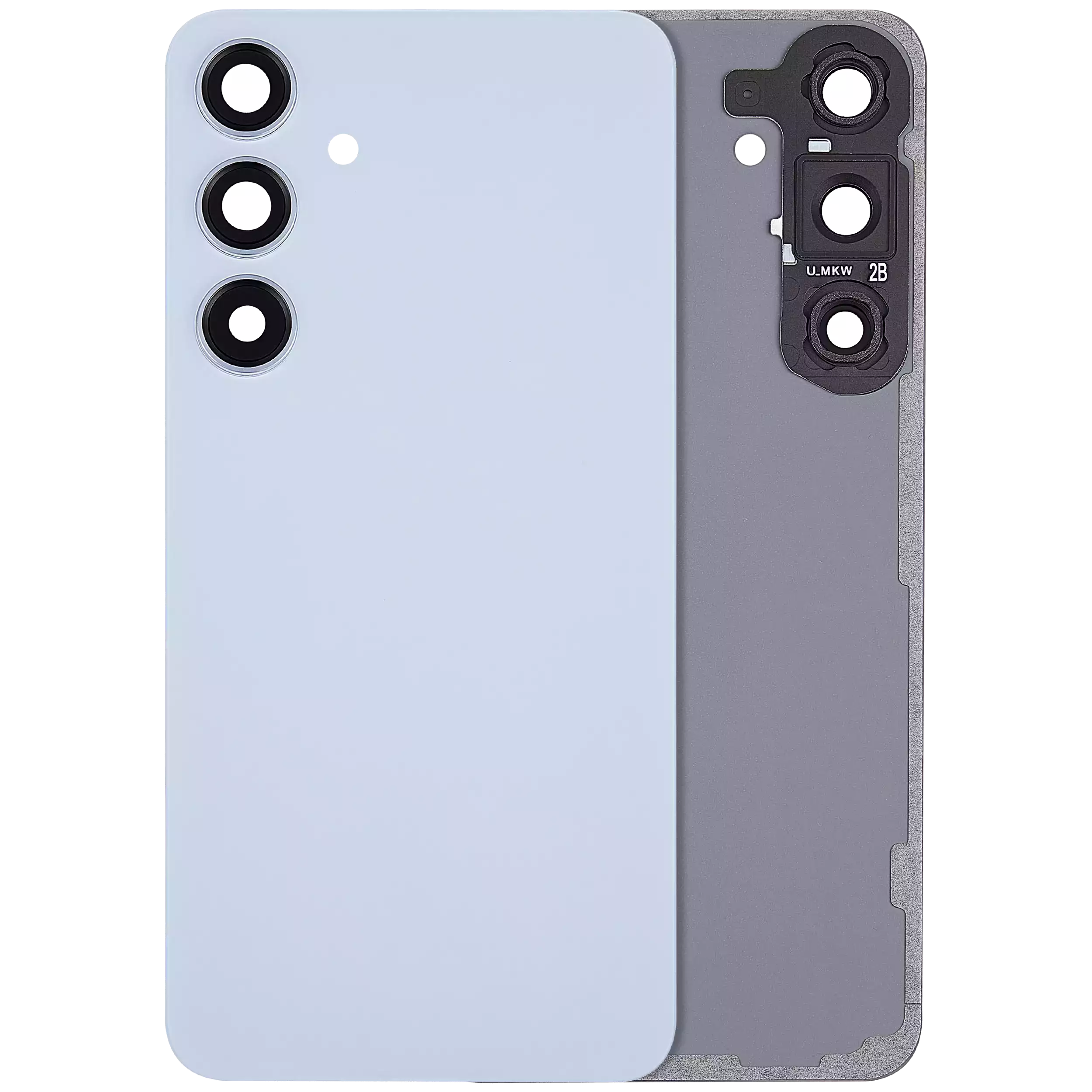 Backcover+Kameralinse Samsung Galaxy S24+ ohne Logo Aftermarket Plus Saphirblau