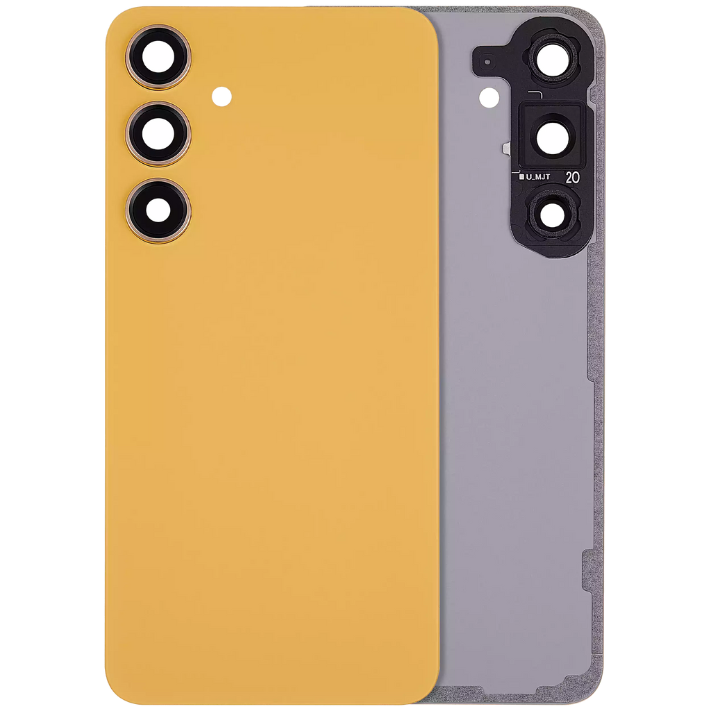 Backcover mit Kamera ohne Logo Samsung S24 Plus Sandstone Orange Aftermarket Plu