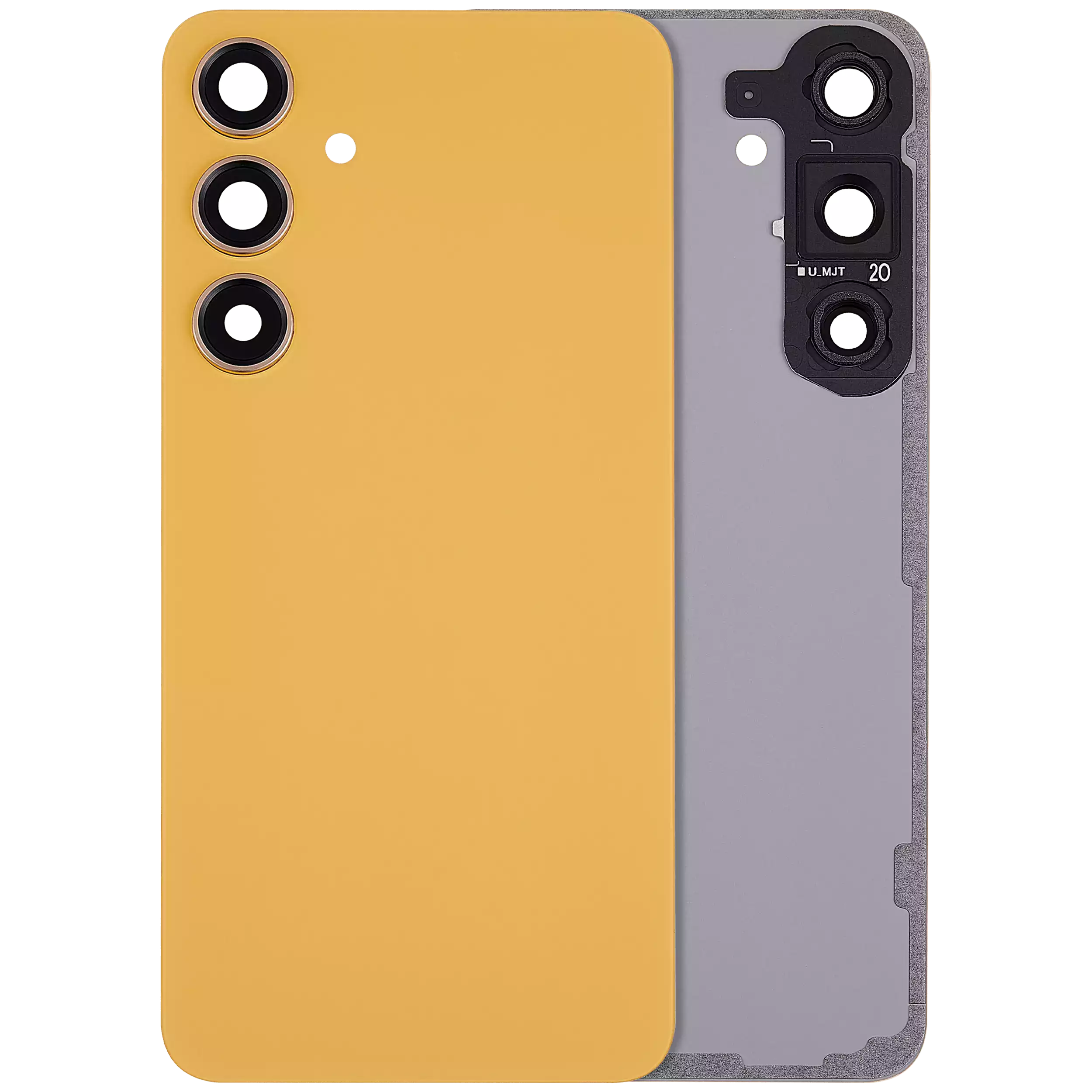 Backcover mit Kamera ohne Logo Samsung S24 Plus Sandstone Orange Aftermarket Plu