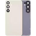 Back Cover with Camera Lens for Samsung Galaxy S24 Plus 5G (No Logo) (Aftermarket Plus) (Amber Yellow)