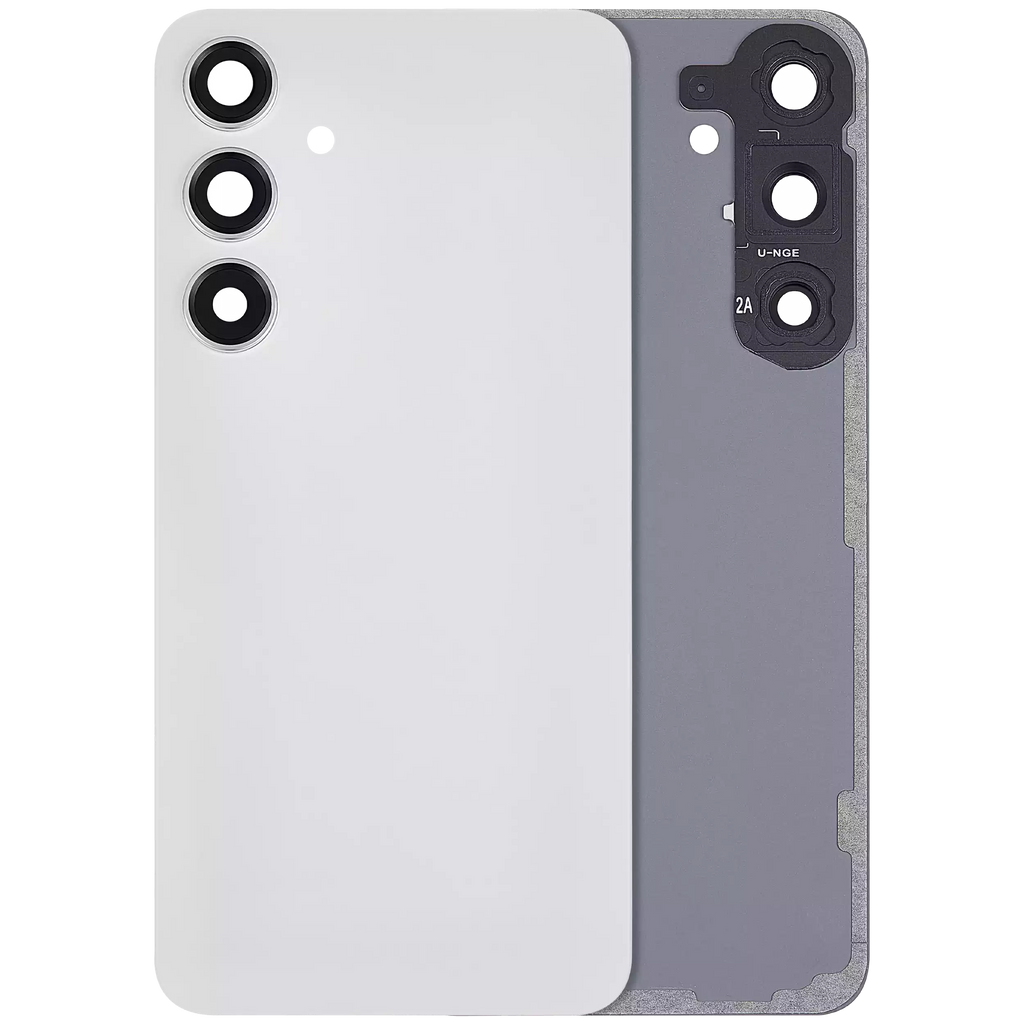 Backcover m. Kameralinse f. Samsung S24+, o. Logo, Afterm.+, Marble Gray
