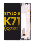 LCD Display with Frame for LG Stylo 6 / K71 (Refurbished) (Blue)