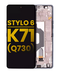 LCD Assembly with Frame for LG Stylo 6 / K71 (Refurbished) (Black)