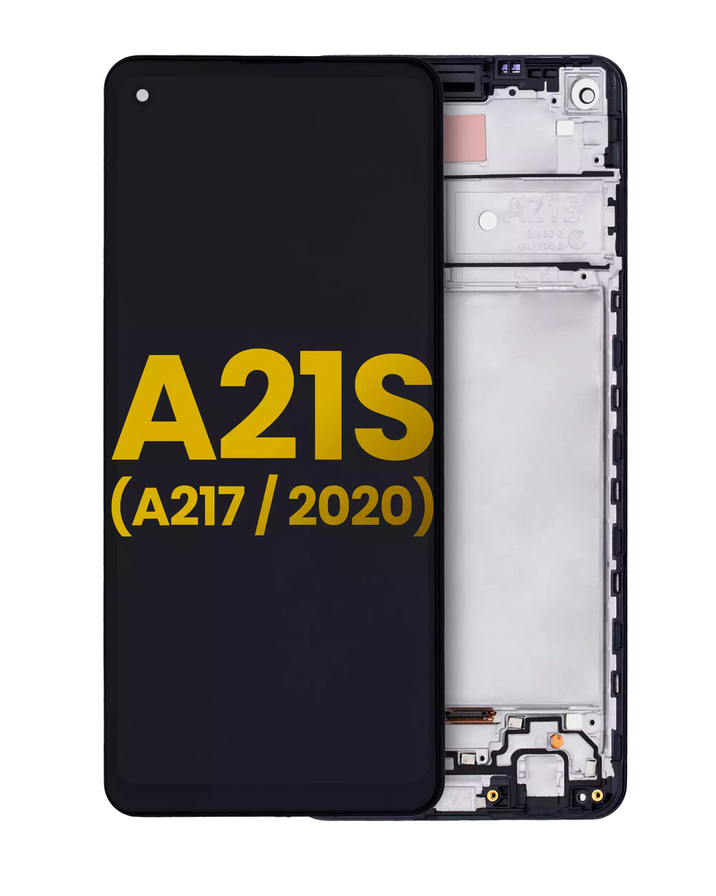 Refurbished LCD mit Rahmen für Samsung Galaxy A21s