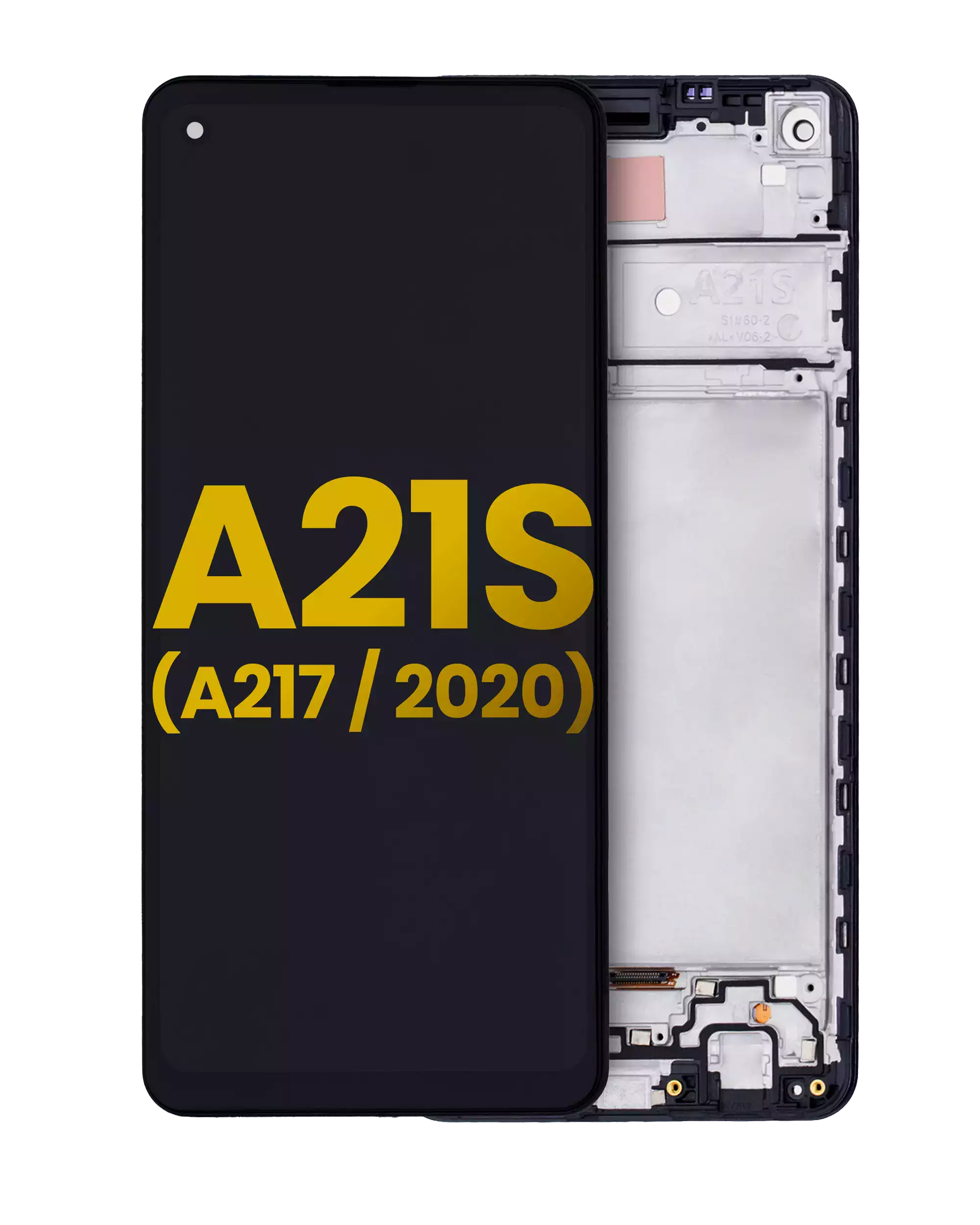Refurbished LCD mit Rahmen für Samsung Galaxy A21s