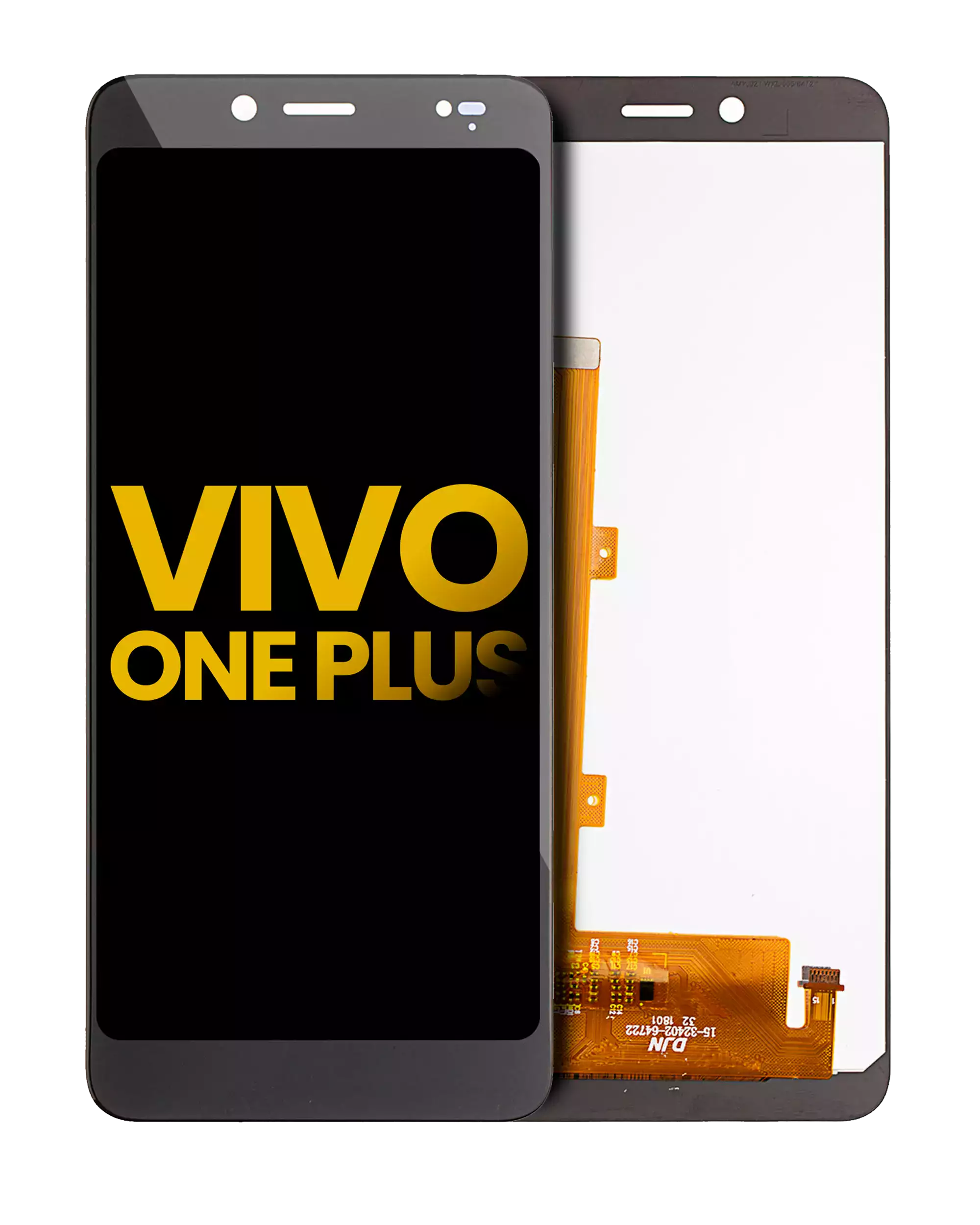 LCD-Display ohne Rahmen für BLU Vivo One Plus (Refurbished) (Schwarz)