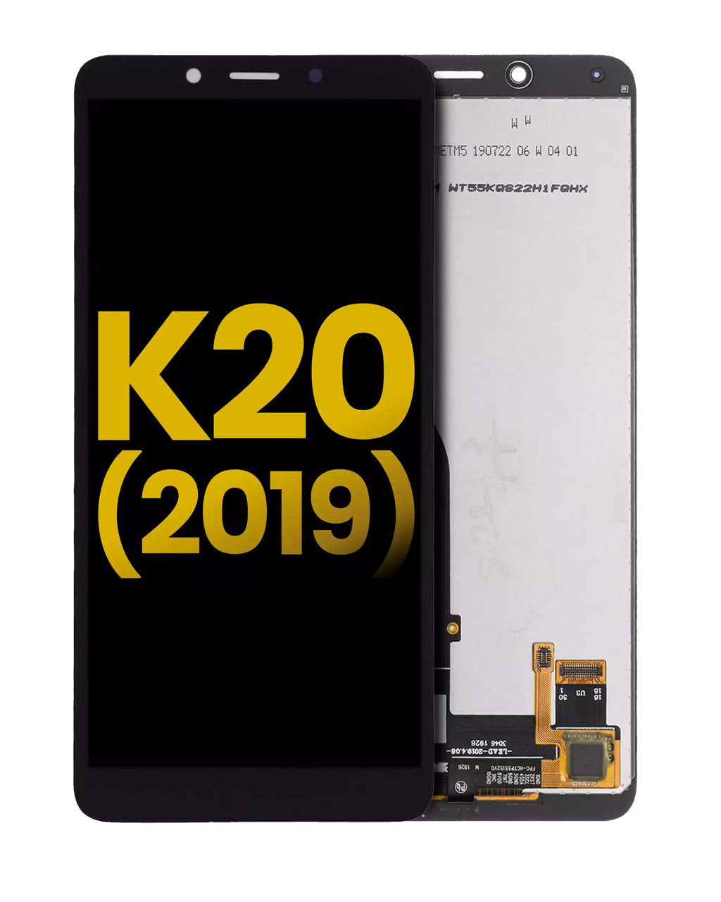 LCD-Display ohne Rahmen für LG K20 (2019) (Refurbished) (Alle Farben)