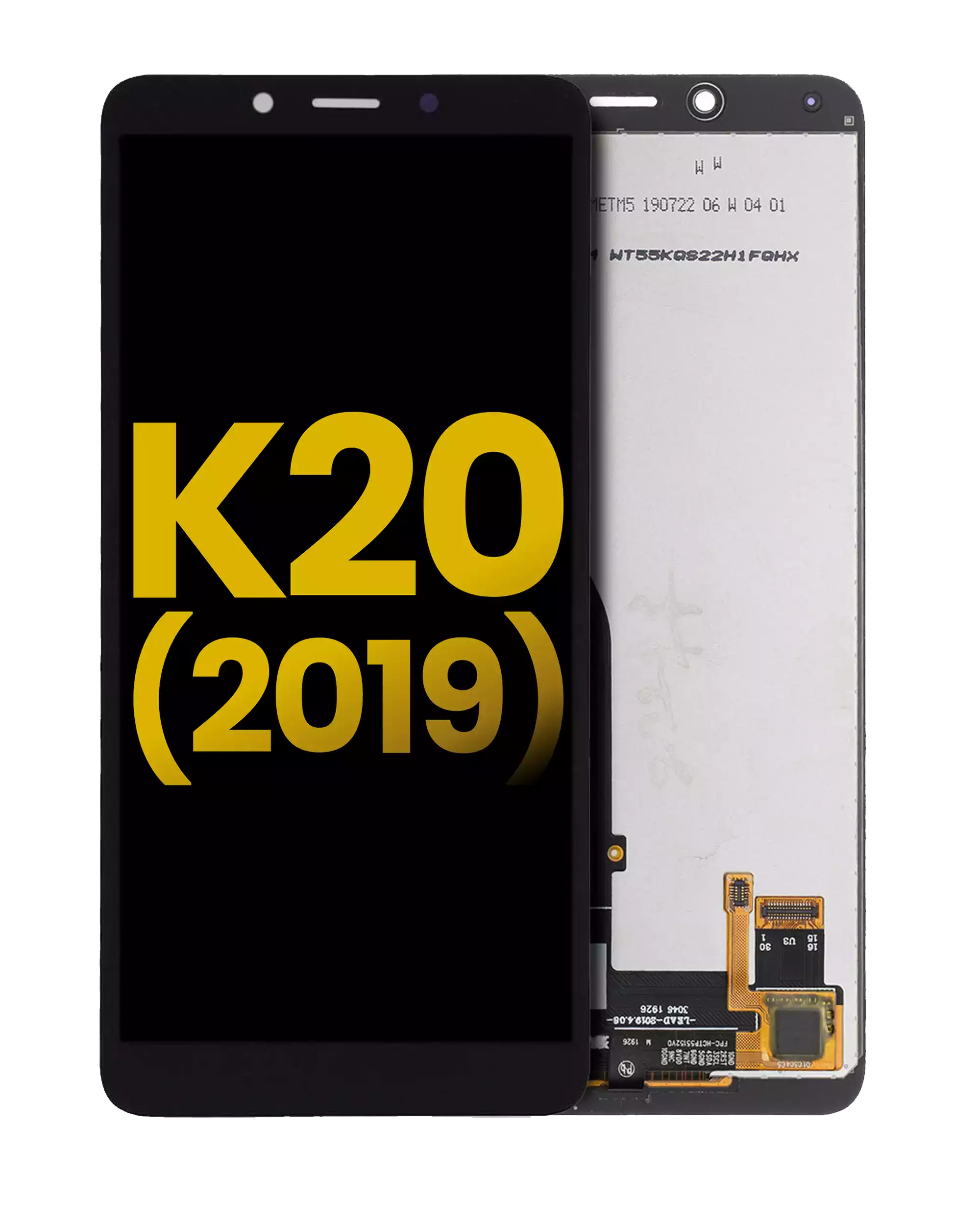 LCD-Display ohne Rahmen für LG K20 (2019) (Refurbished) (Alle Farben)