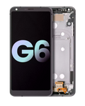 LCD Display with Frame for LG G6 (Original OEM) (Astro Black)