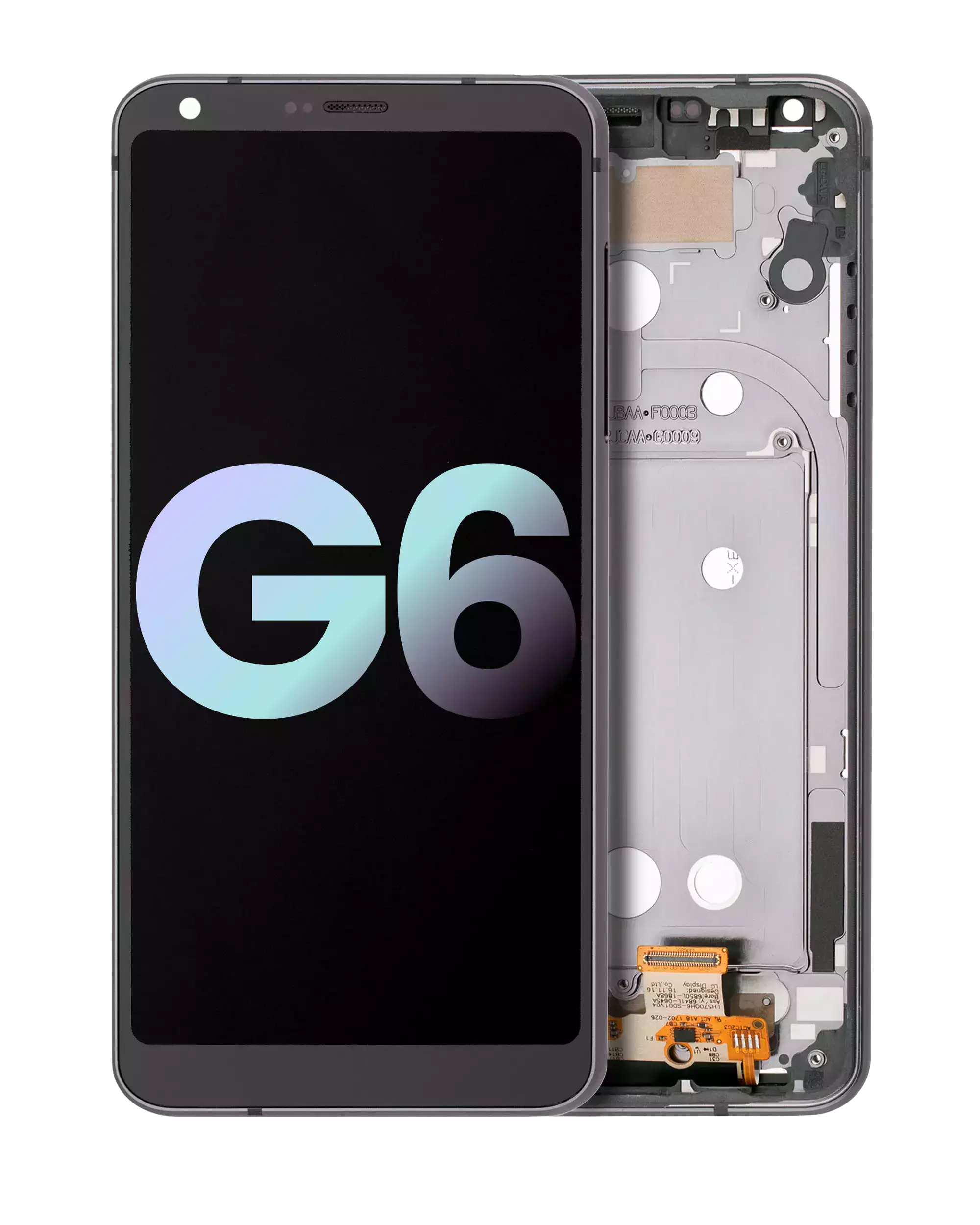LCD Display with Frame for LG G6 (Original OEM) (Astro Black)