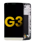 LCD-Baumodul mit Rahmen für LG G3 (Refurbished) (Gold)