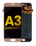 OLED-Display mit Rahmen für Samsung A90 5G (Service Pack) (Weiß)