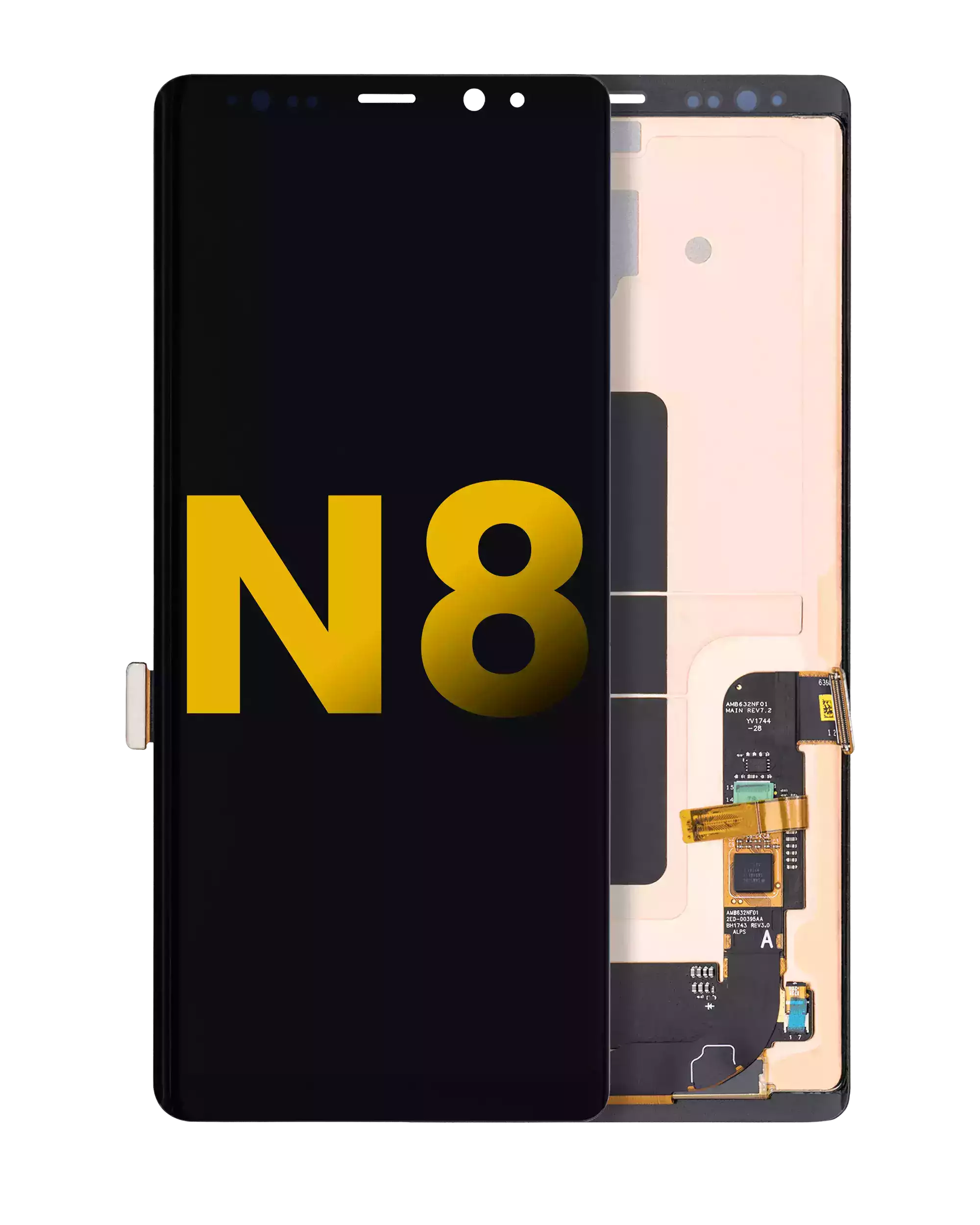 OLED-Display ohne Rahmen für Samsung Galaxy Note 8 (Refurbished) (Alle Farben)