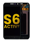 OLED-Display ohne Rahmen für Samsung Galaxy S6 Active (Refurbished) (Grau)