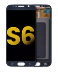 OLED-Display ohne Rahmen für Samsung Galaxy S6 (Refurbished) (Black Sapphire)