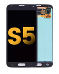 OLED-Display ohne Rahmen für Samsung Galaxy S5 (Refurbished) (Schwarz)