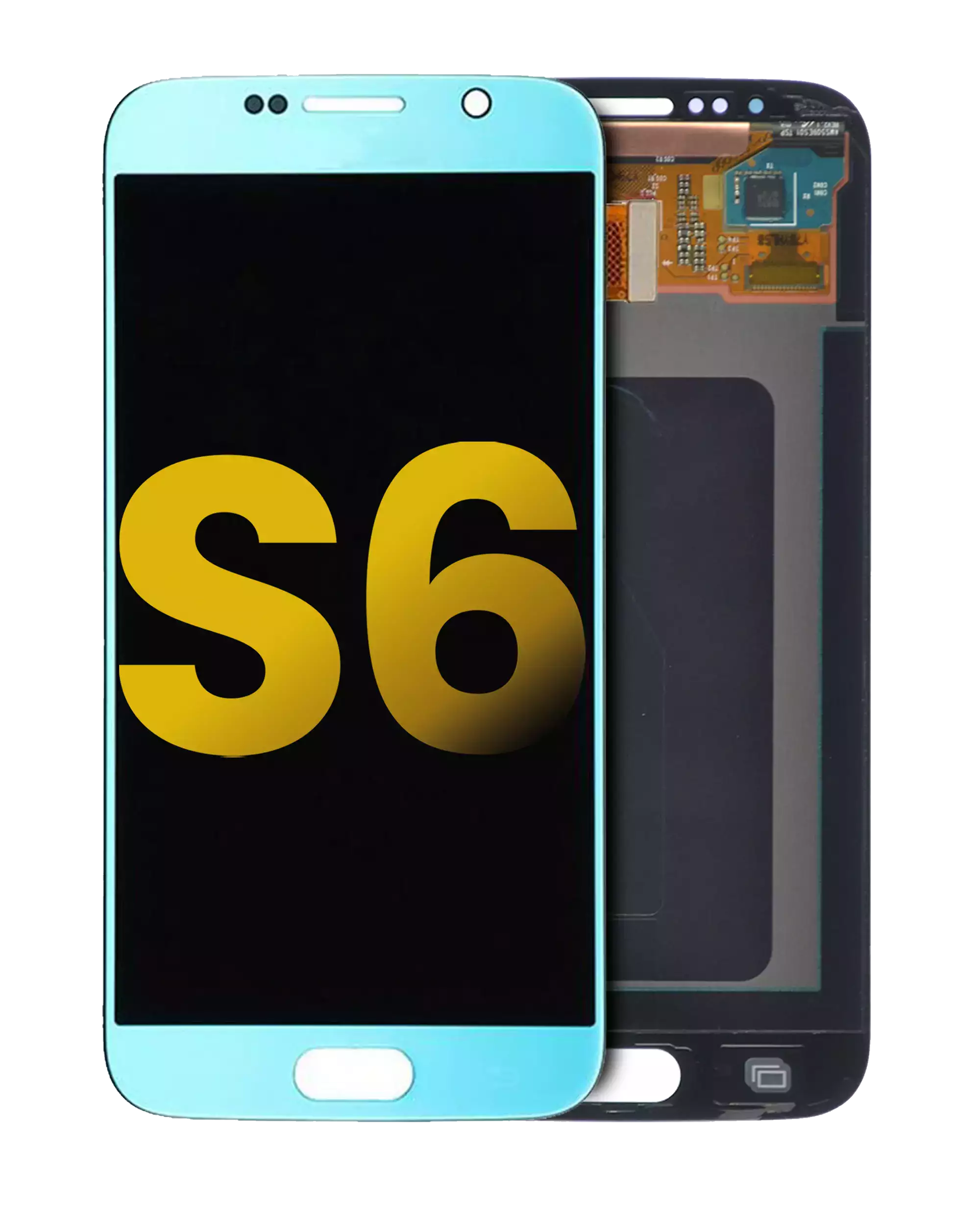OLED Display without Frame for Samsung Galaxy S6 (Refurbished) (Blue Topaz)