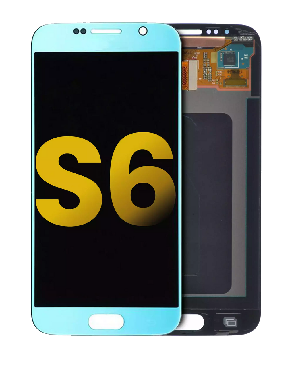 OLED Display without Frame for Samsung Galaxy S6 (Refurbished) (Blue Topaz)
