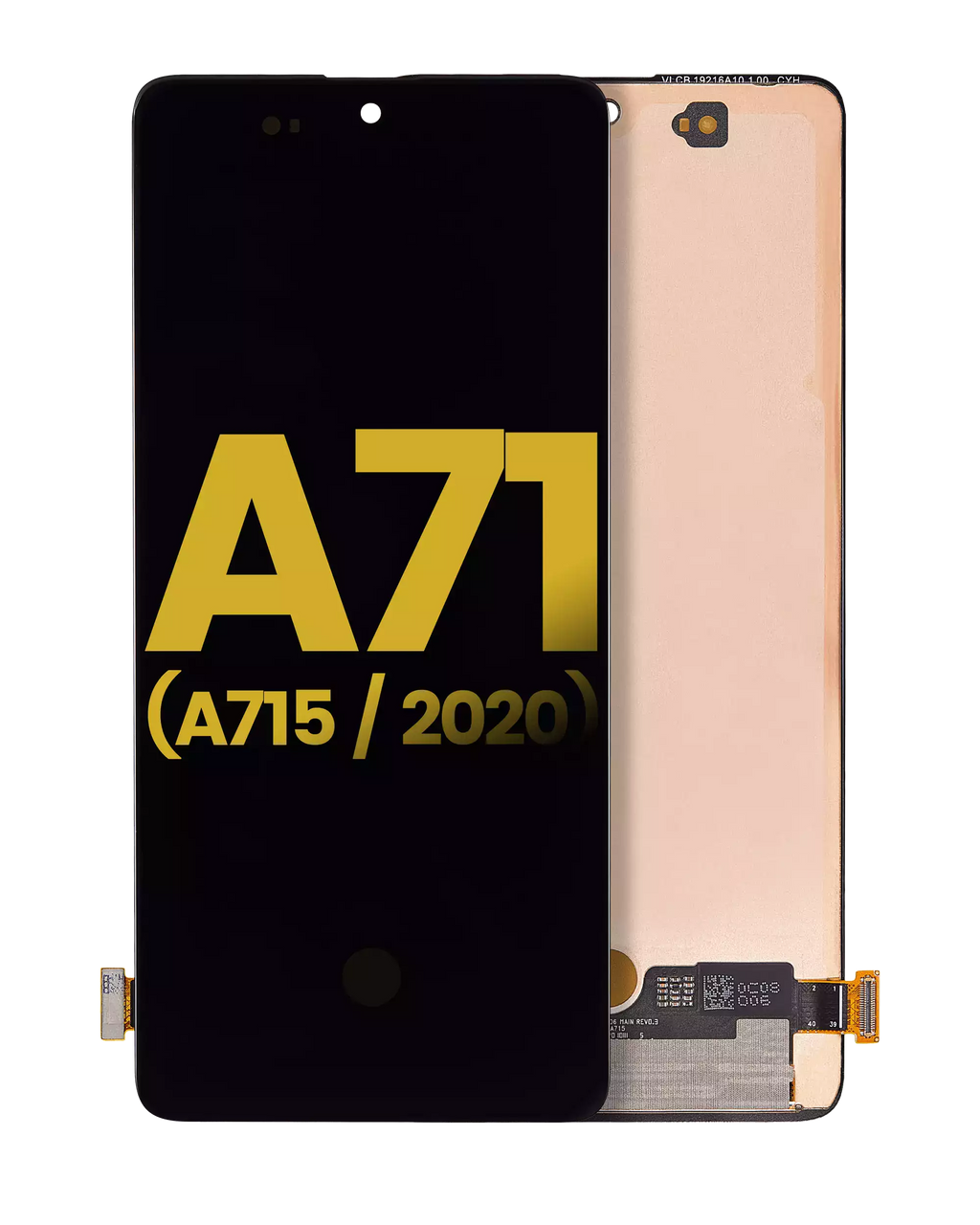 OLED-Display ohne Rahmen Samsung Galaxy A71 generalüberholt