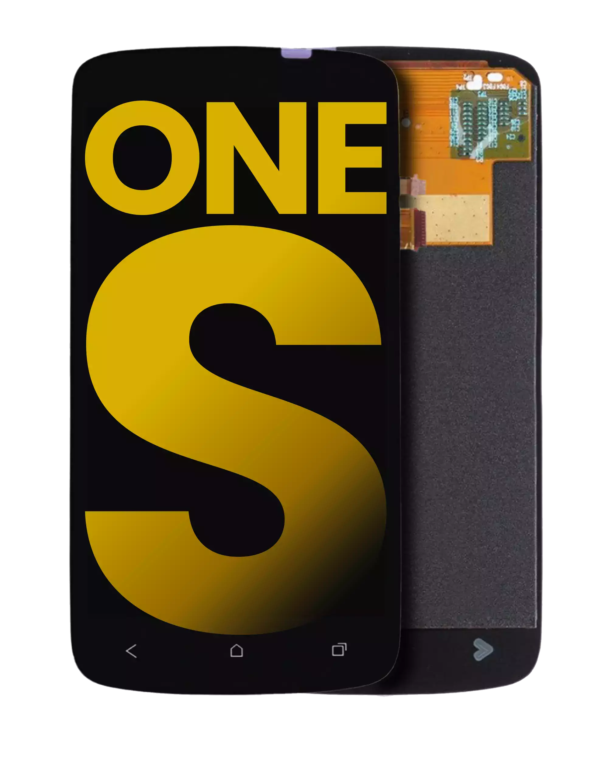 LCD-Display ohne Rahmen für HTC ONE S (Refurbished)