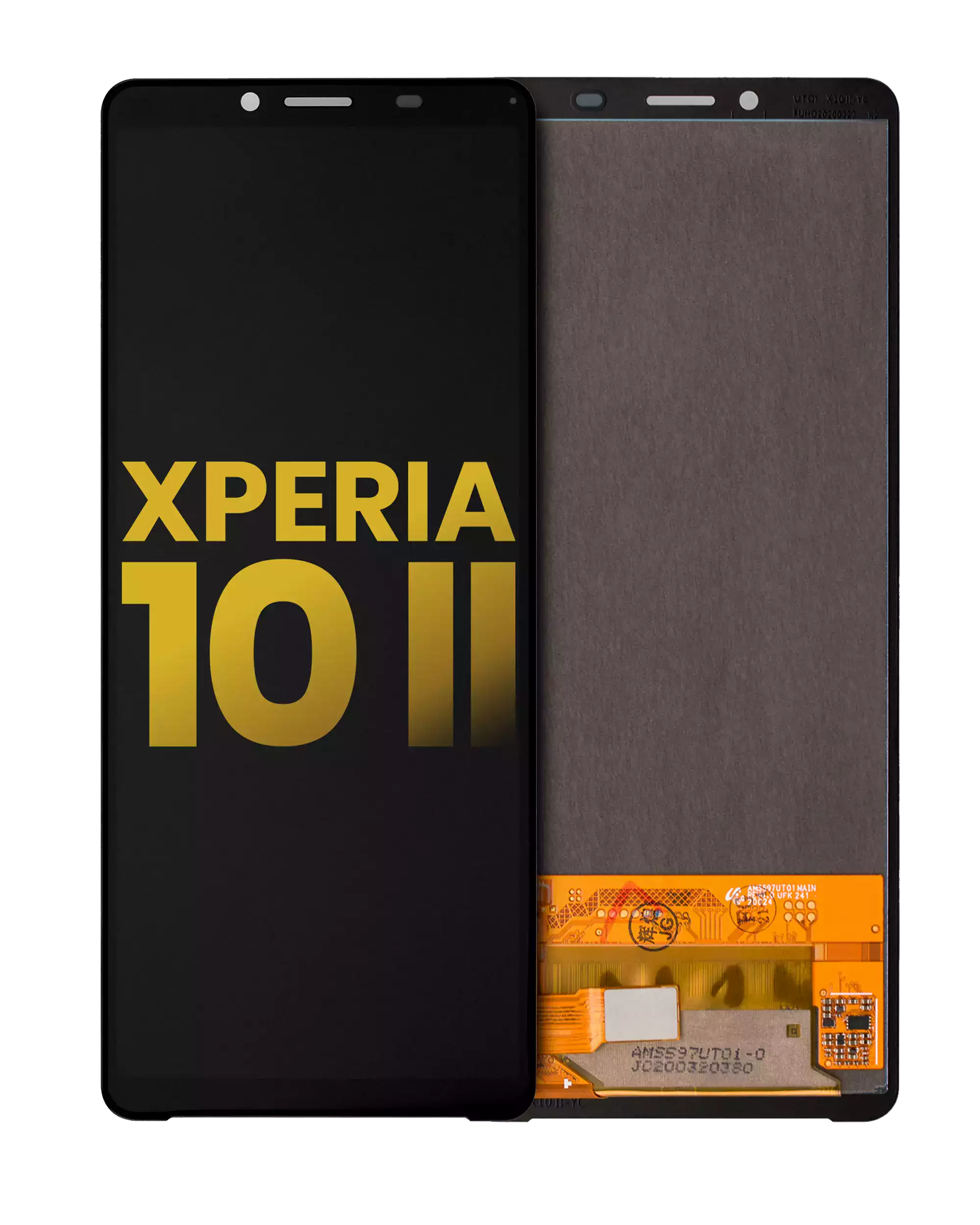 OLED Display without Frame for Sony Xperia 10 II (Refurbished) (Black)
