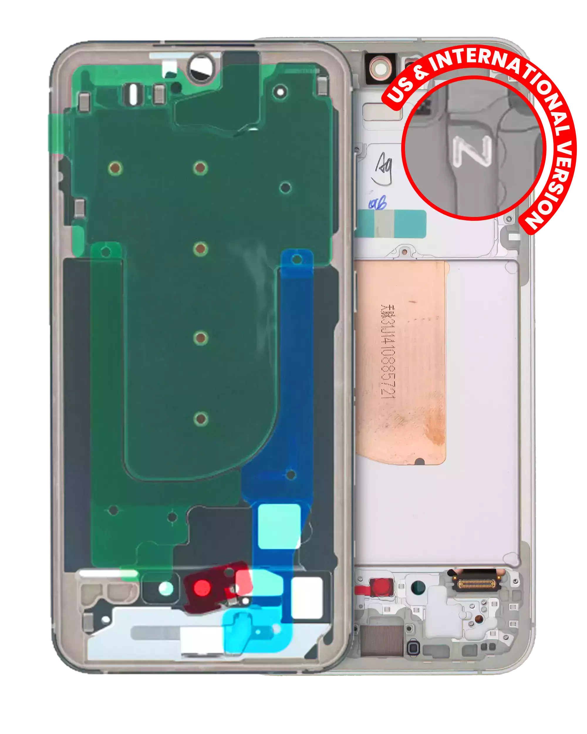 Midframe/Rahmen für Samsung Galaxy S23 FE (Cream)