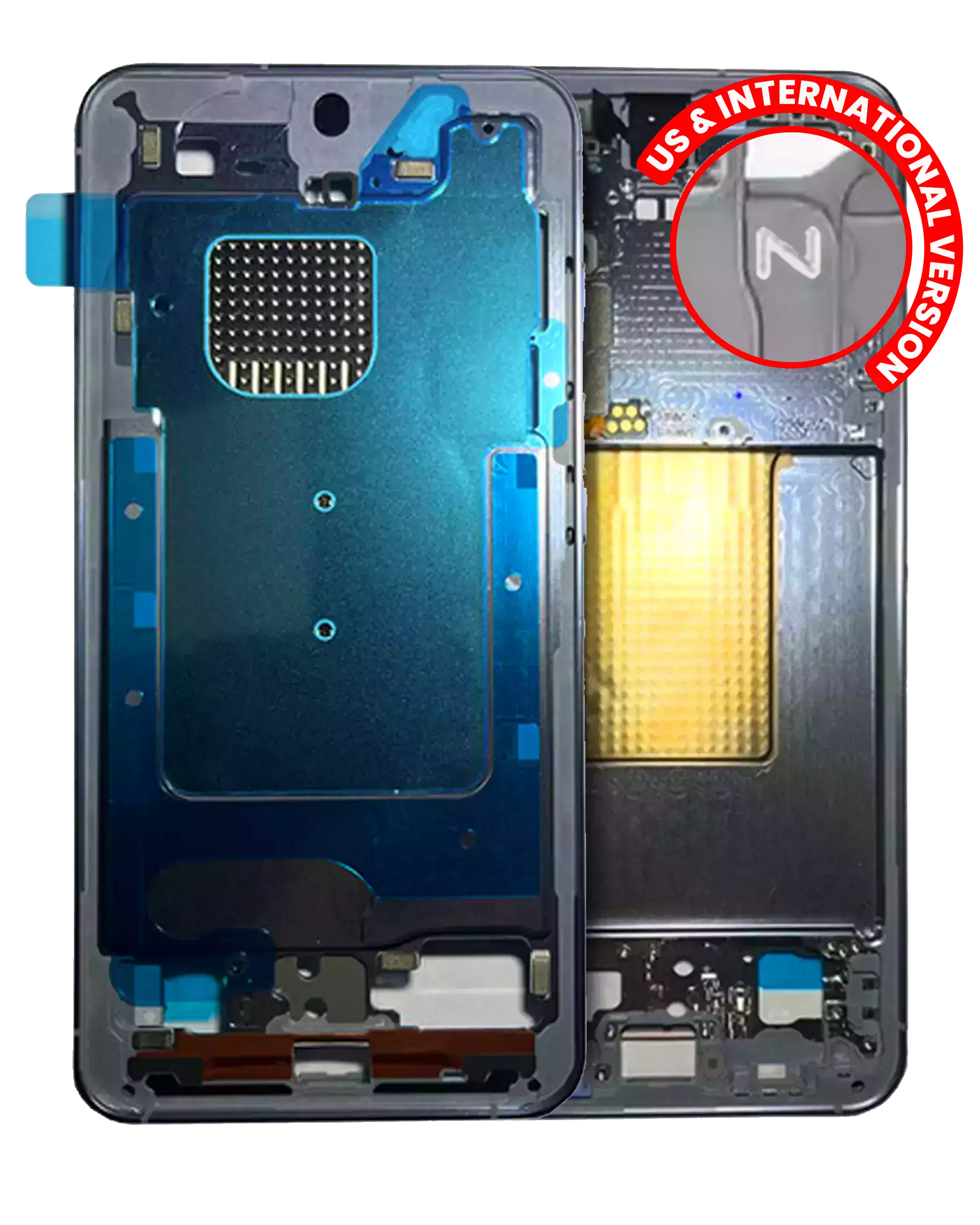 Midframe/Rahmen Samsung Galaxy S24 Sapphire Blue