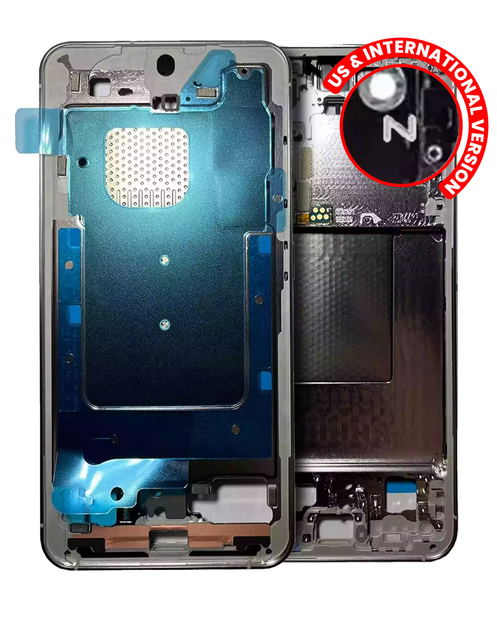Midframe/Bezel for Samsung Galaxy S24 5G (US and International Version) (Marble Gray)