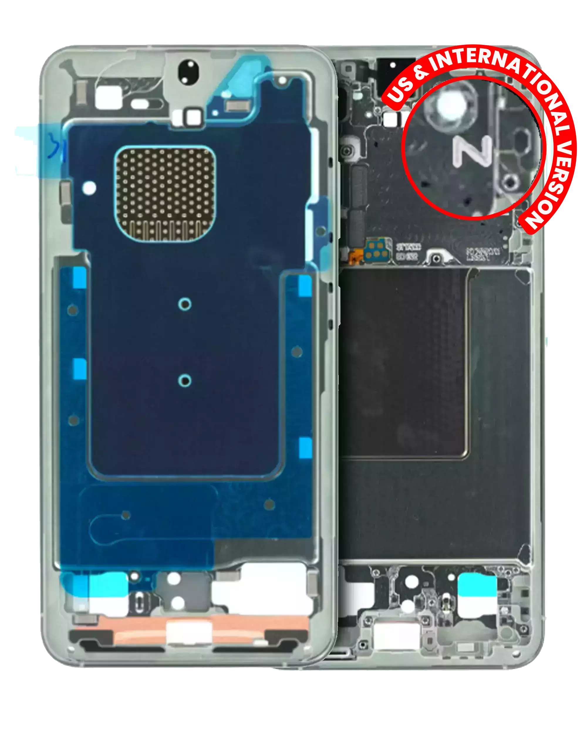 Midframe/Rahmen für Samsung Galaxy S24 Jade Green