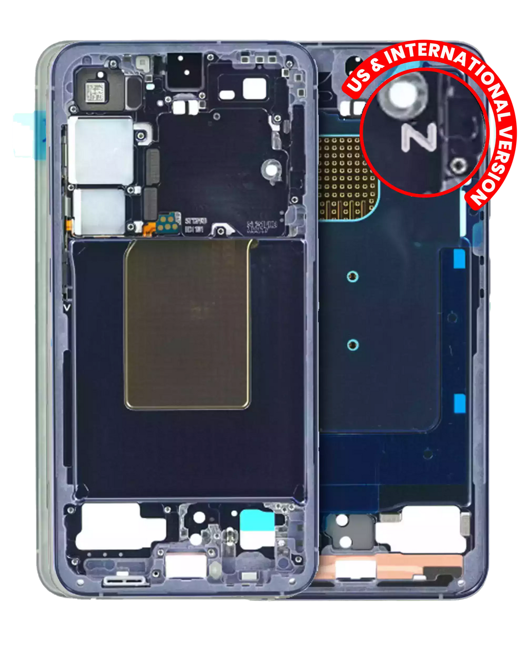 Backcover/Rahmen für Samsung Galaxy S24 Cobalt Violet