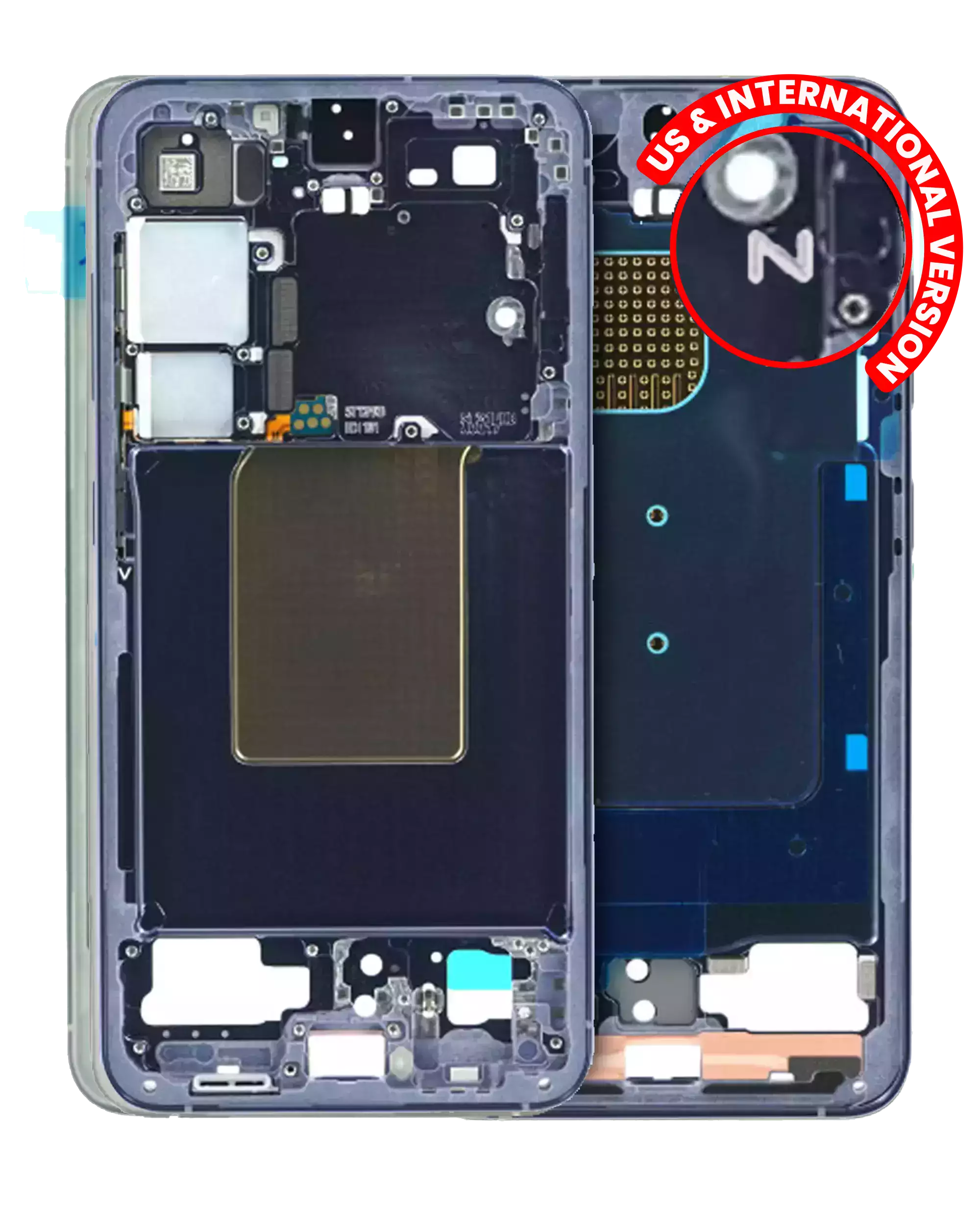 Backcover/Rahmen für Samsung Galaxy S24 Cobalt Violet