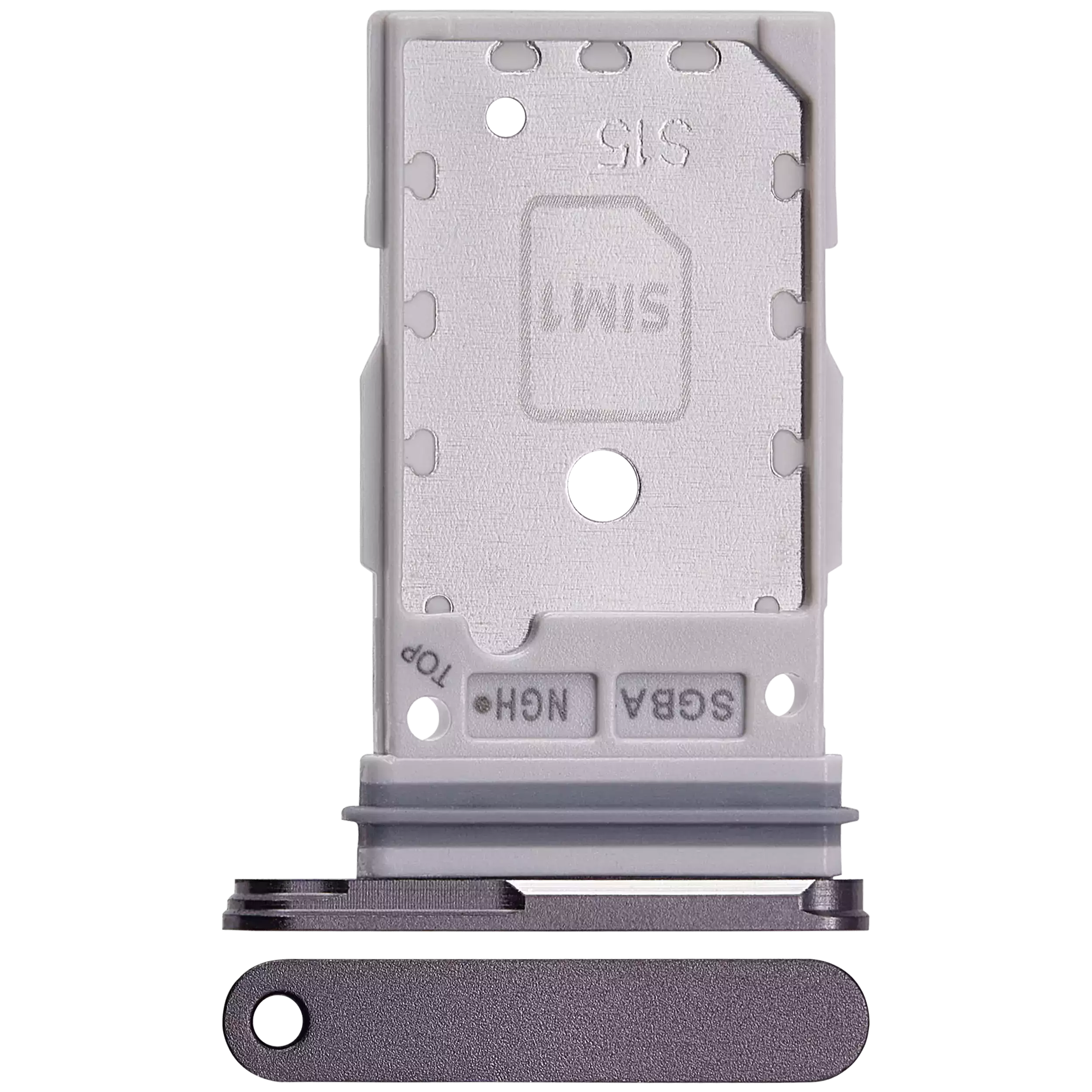 Dual SIM Card Tray for Samsung Galaxy S24 FE 5G (Premium) (Graphite)