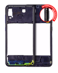 Midframe for Samsung Galaxy A20 (A205 / 2019) (International Version) (Aftermarket Plus) (Deep Blue)