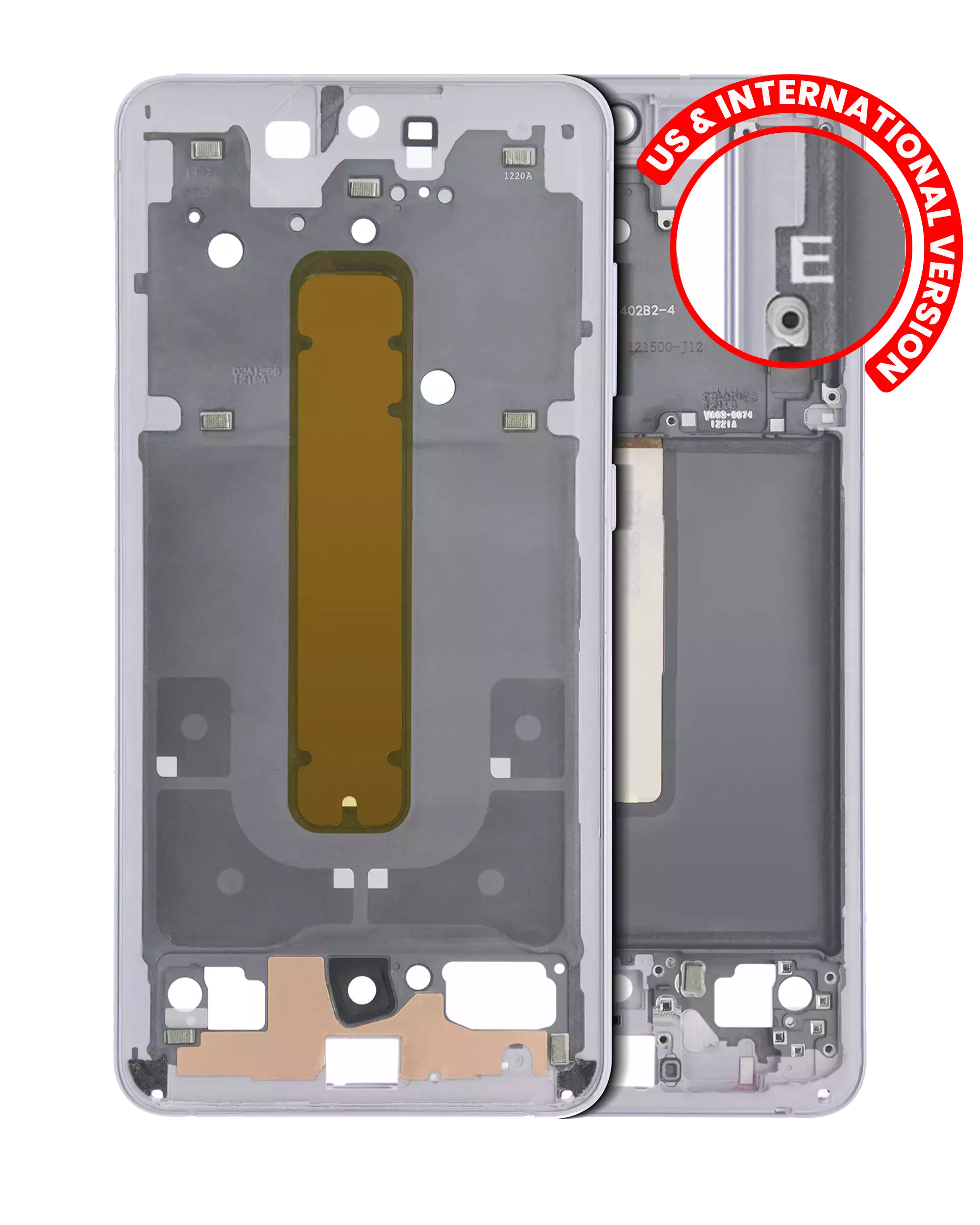 Midframe/Rahmen für Samsung Galaxy S21 FE 5G Lavender Qualität A