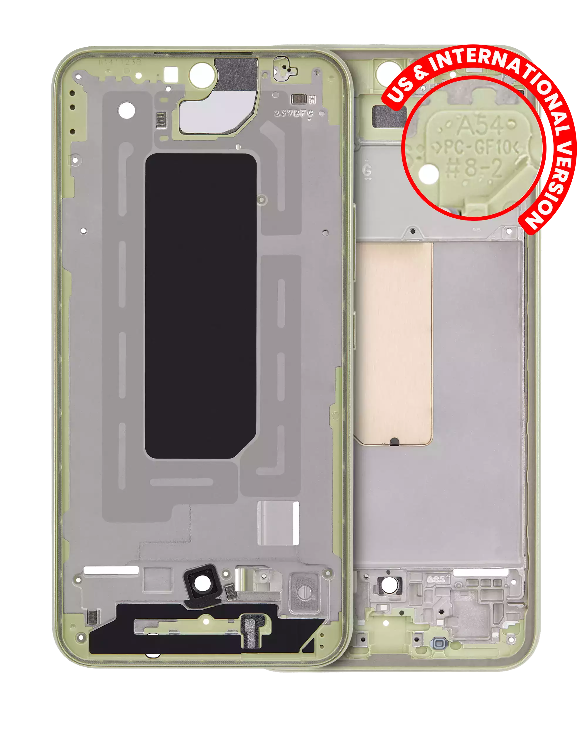 Midframe/Rahmen für Samsung Galaxy A54 5G Lime